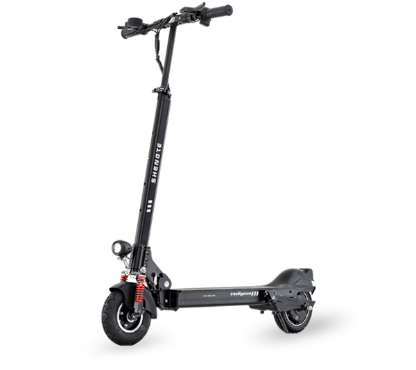 ST8003 36v 18ah 350w max range 60km with rear suspension small wheel electric scooter
