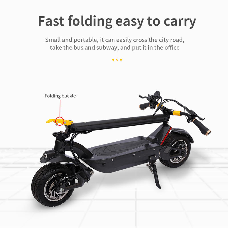 High speed comes from high power carbon fiber scooter (Dual motor)